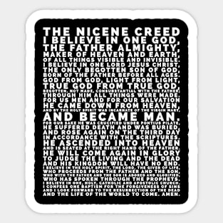 Nicene Creed Sticker